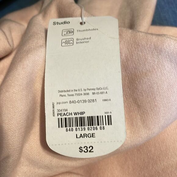 Xersion Womens Super Soft Fleece Crew Neck Long Sleeve Sweatshirt, size Large - Picture 8 of 8